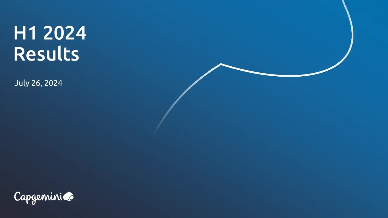 Capgemini (Euronext:CAP) Q2 2024 Earnings Call