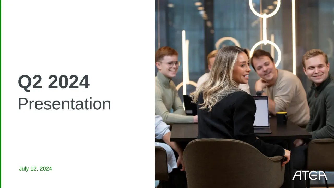 Atea (Oslo:ATEA) Q2 2024 Earnings Call