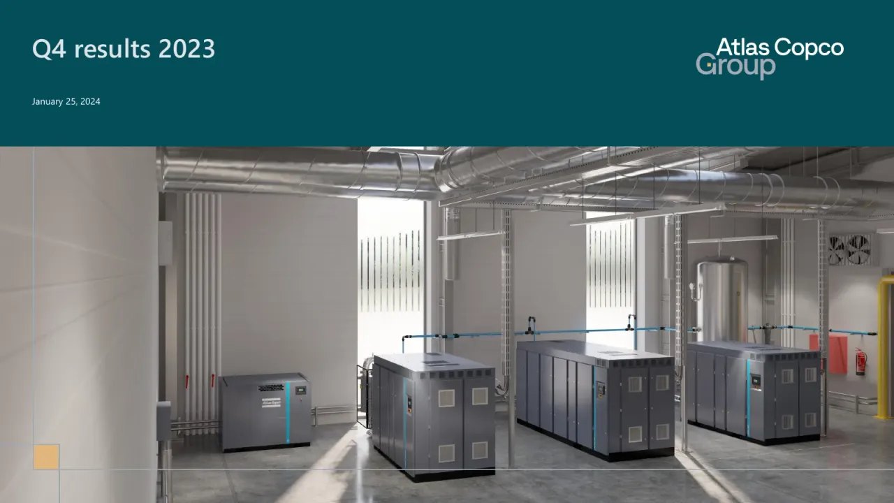 Atlas Copco (Stockholm:ATCO A) Q4 2023 Earnings Call