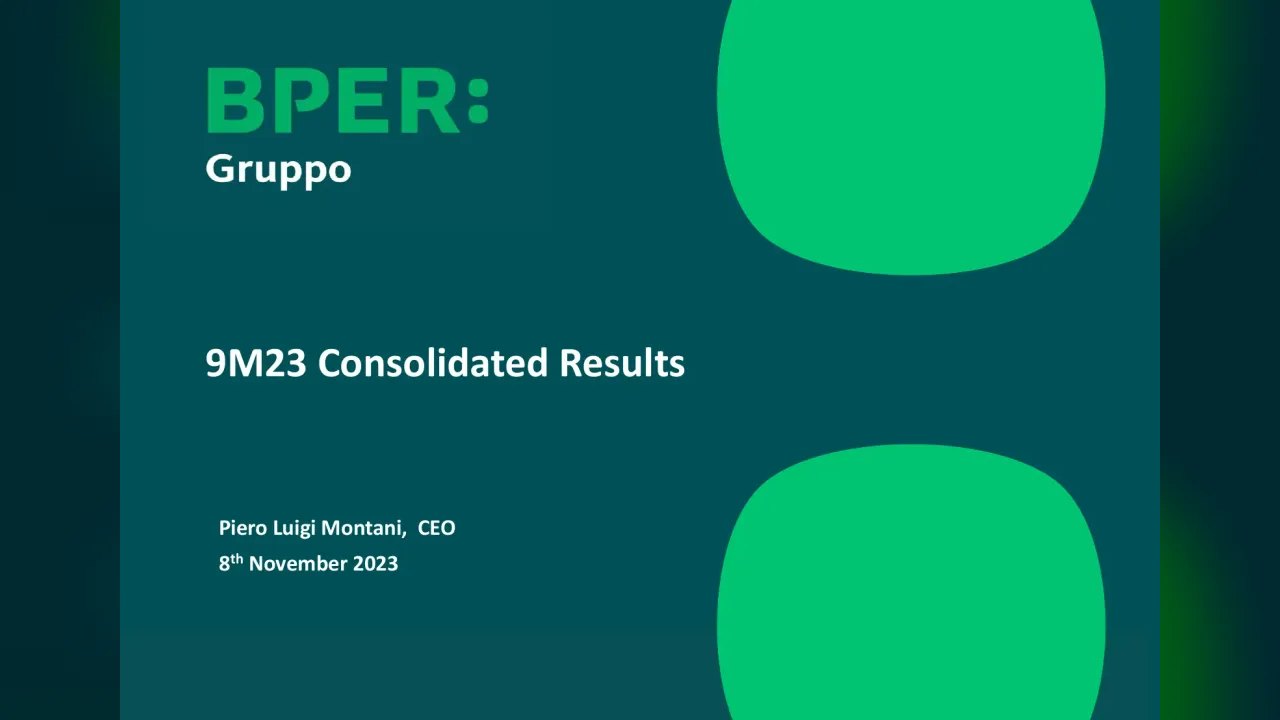 Bper Banca (Milan:BPE) Q3 2023 Earnings Call