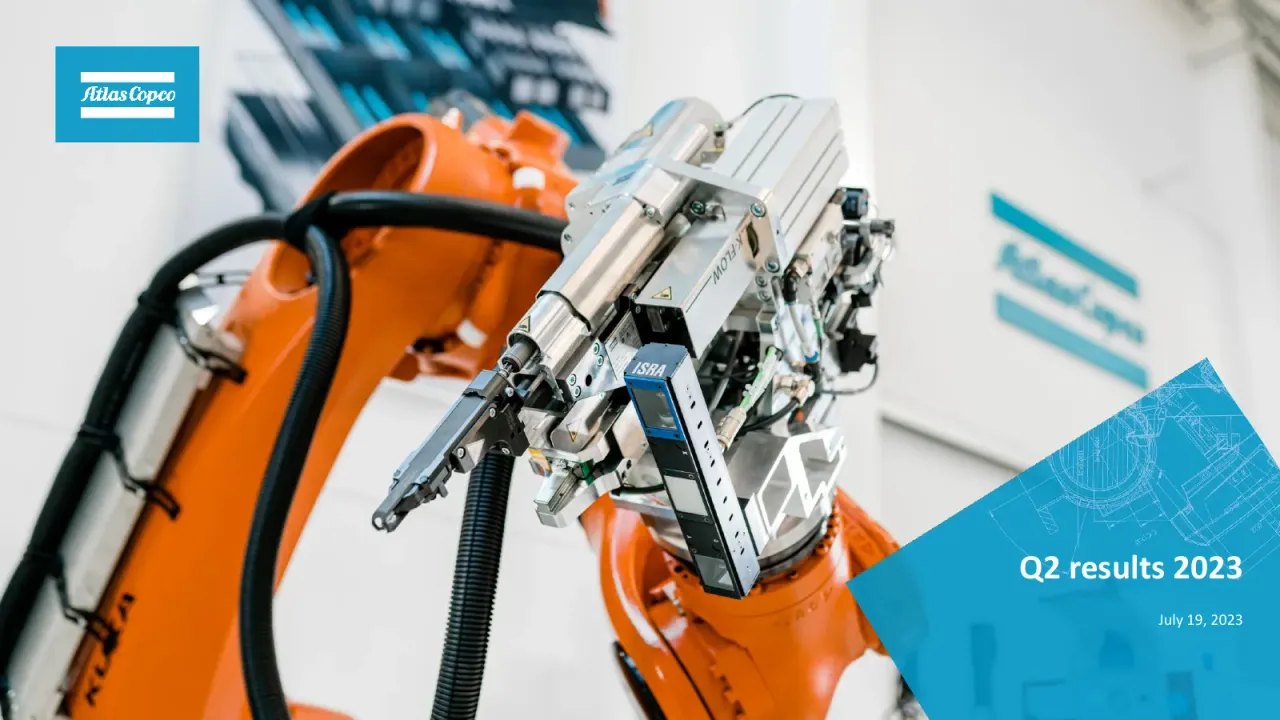 Atlas Copco (Stockholm:ATCO A) Q2 2023 Earnings Call