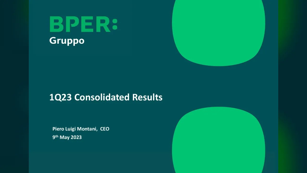 Bper Banca (Milan:BPE) Q1 2023 Earnings Call