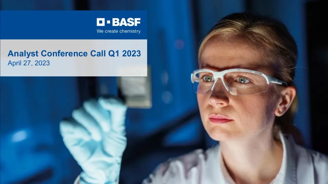 BASF (Xetra:BAS) Q1 2023 Earnings Call