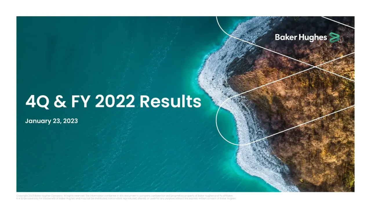 Baker Hughes (NASDAQ:BKR) Q4 2022 Earnings Call