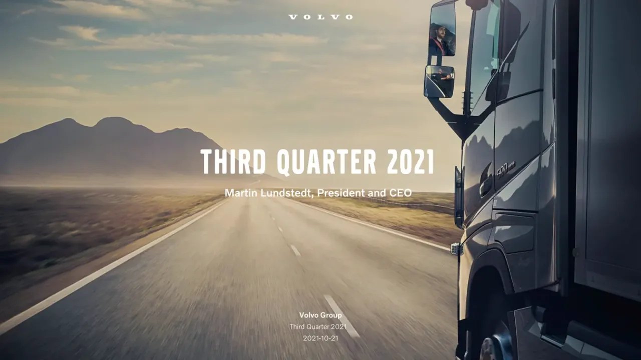 Volvo (Stockholm:VOLV A) Q3 2021 Earnings Call