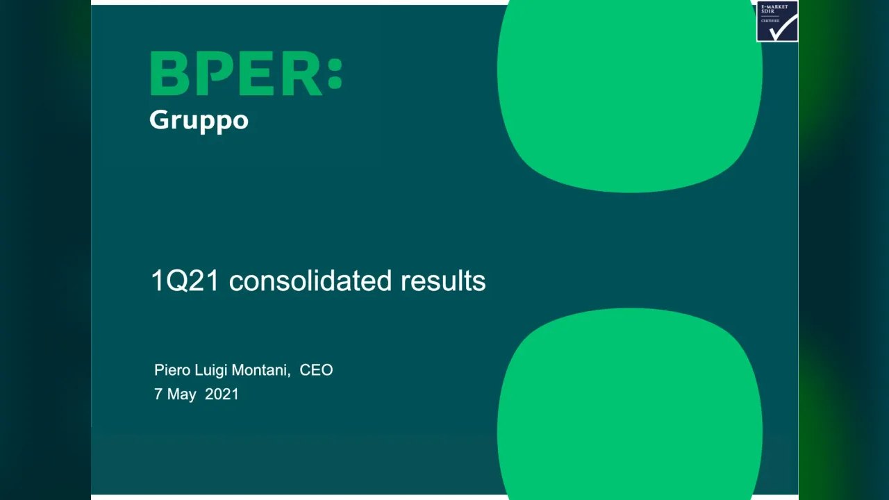 Bper Banca (Milan:BPE) Q1 2021 Earnings Call