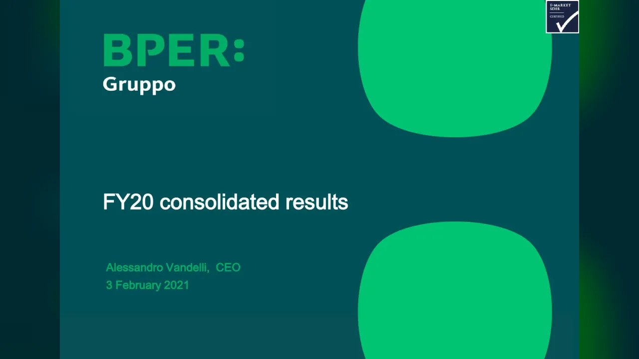 Bper Banca (Milan:BPE) Q4 2020 Earnings Call