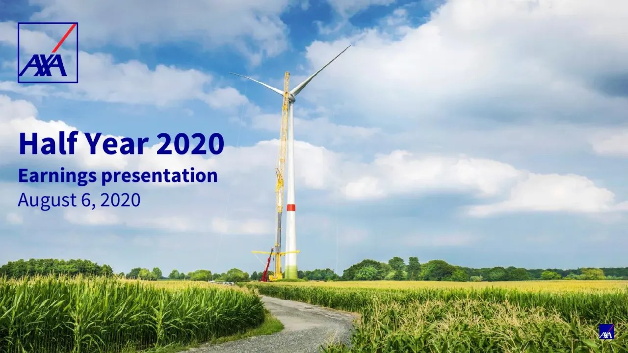 AXA (Euronext:CS) Q2 2020 Earnings Call