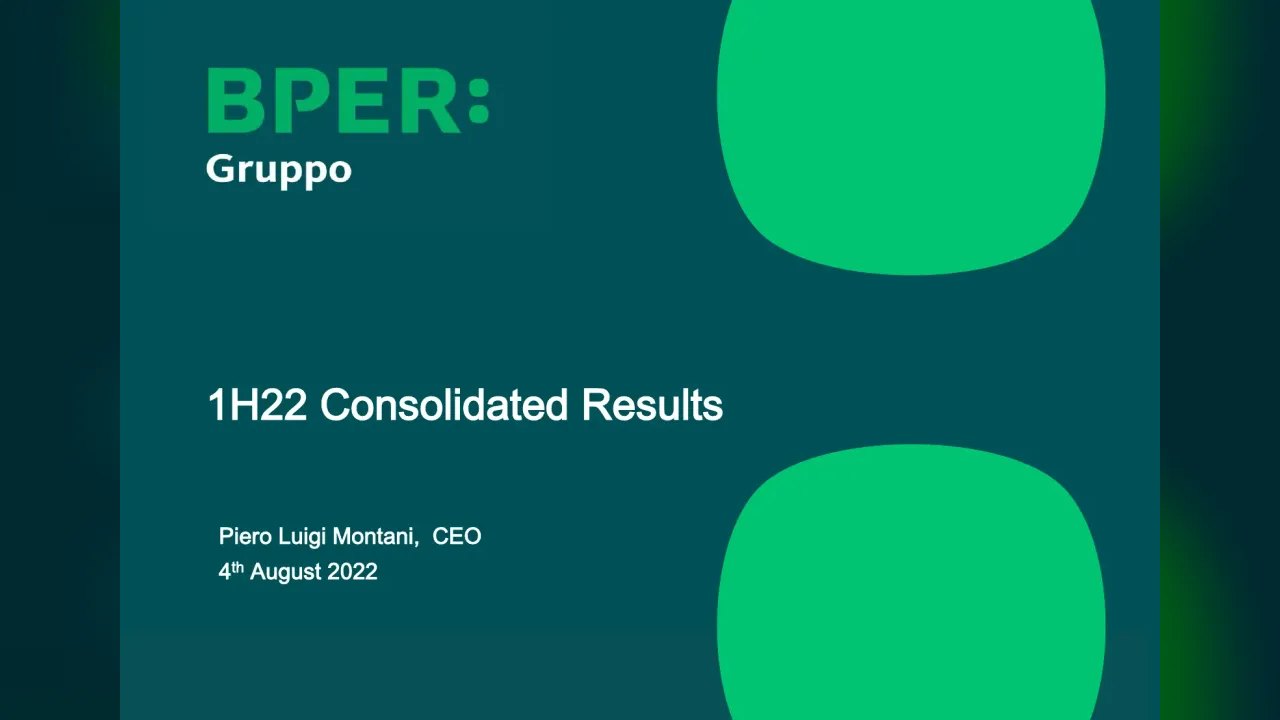 Bper Banca (Milan:BPE) Q2 2022 Earnings Call